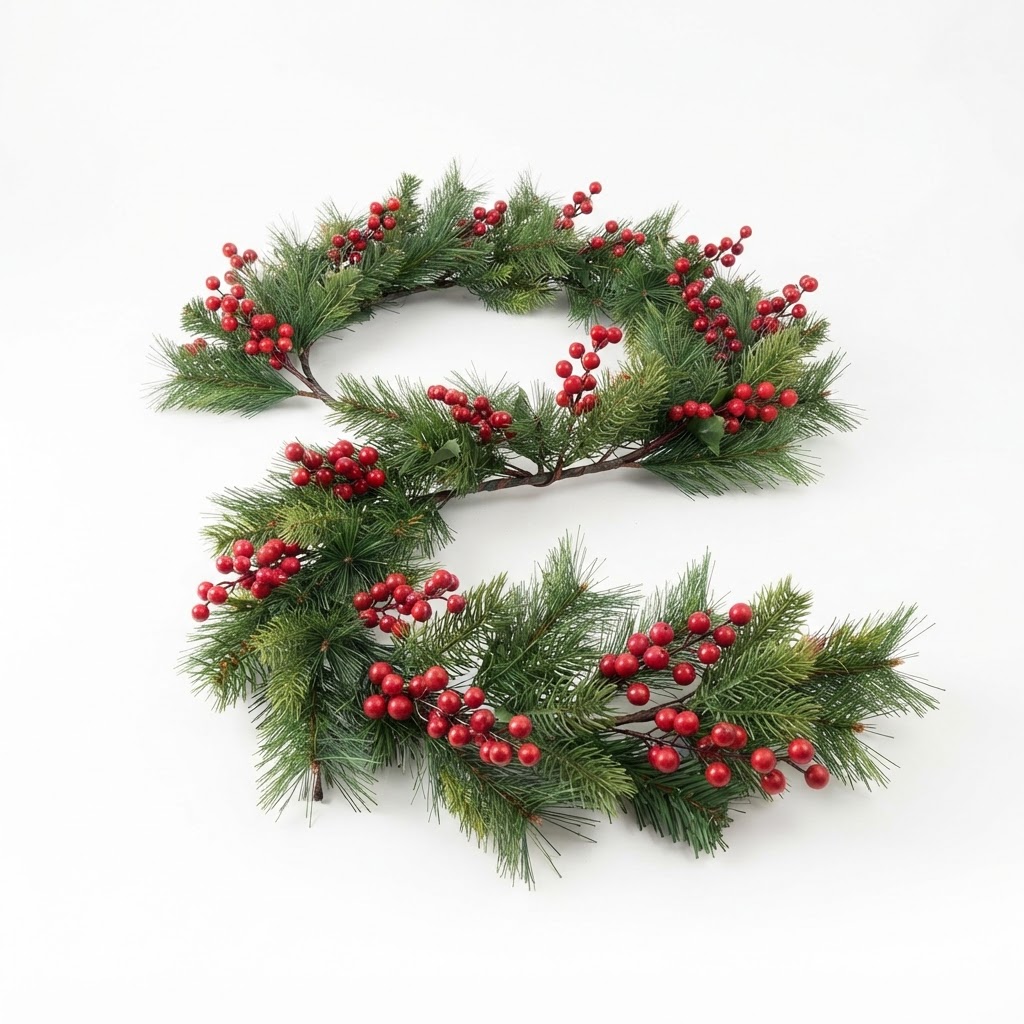 Pine and Berry Christmas Garland