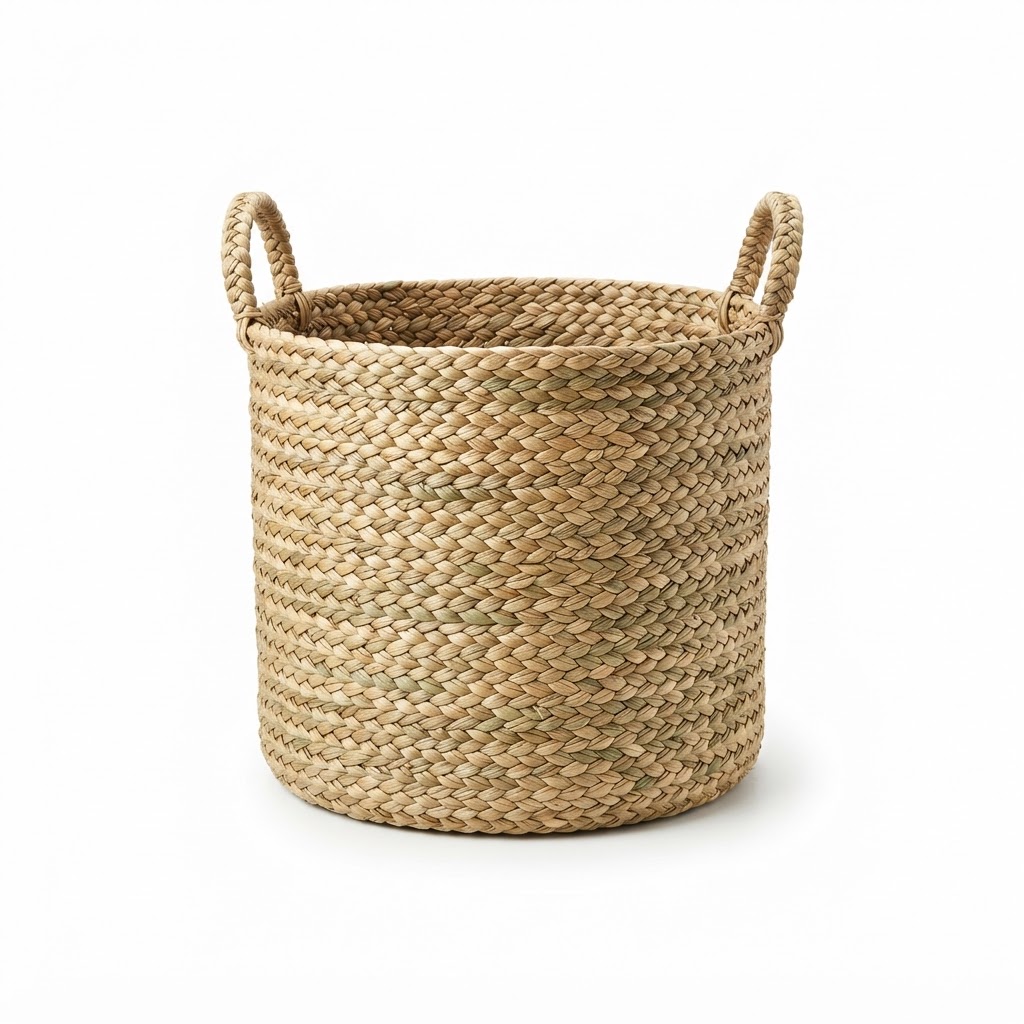 Woven Seagrass Storage Basket