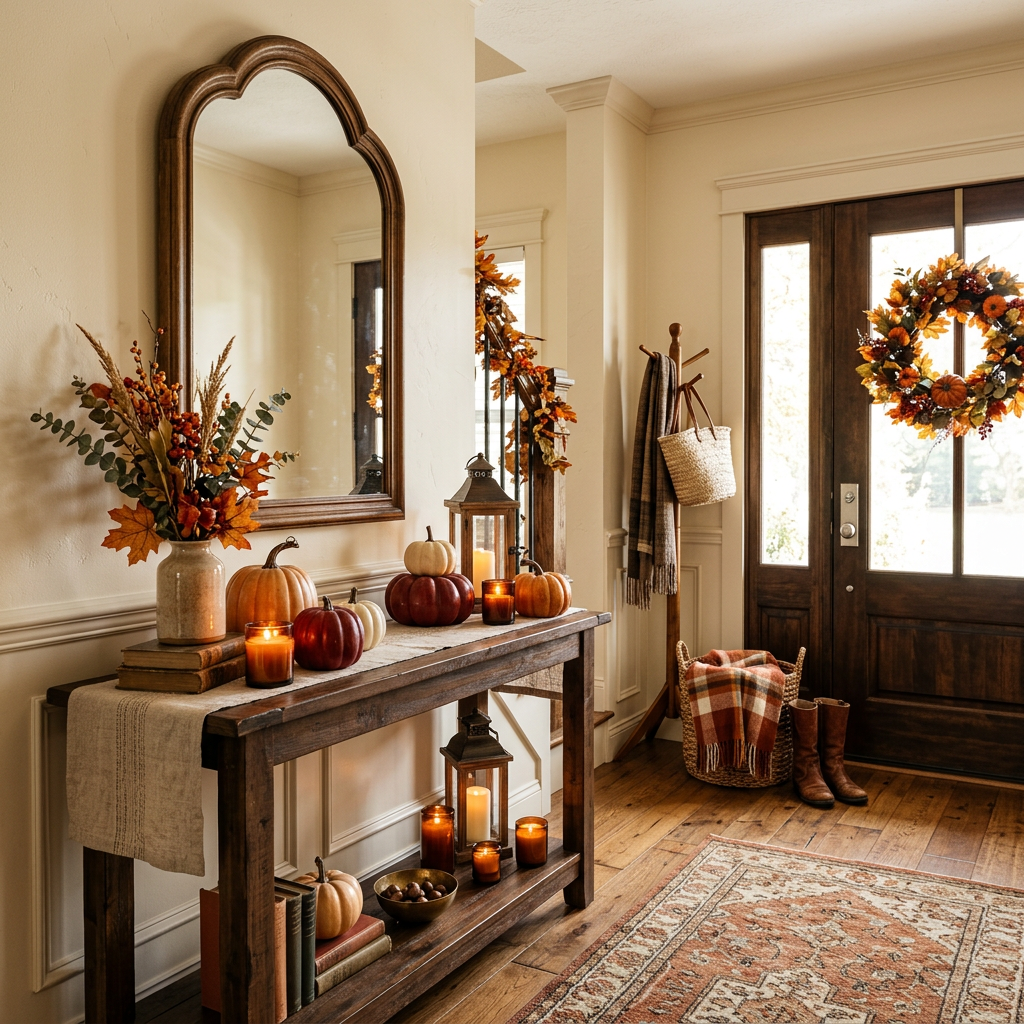 Cottagecore Fall Entryway