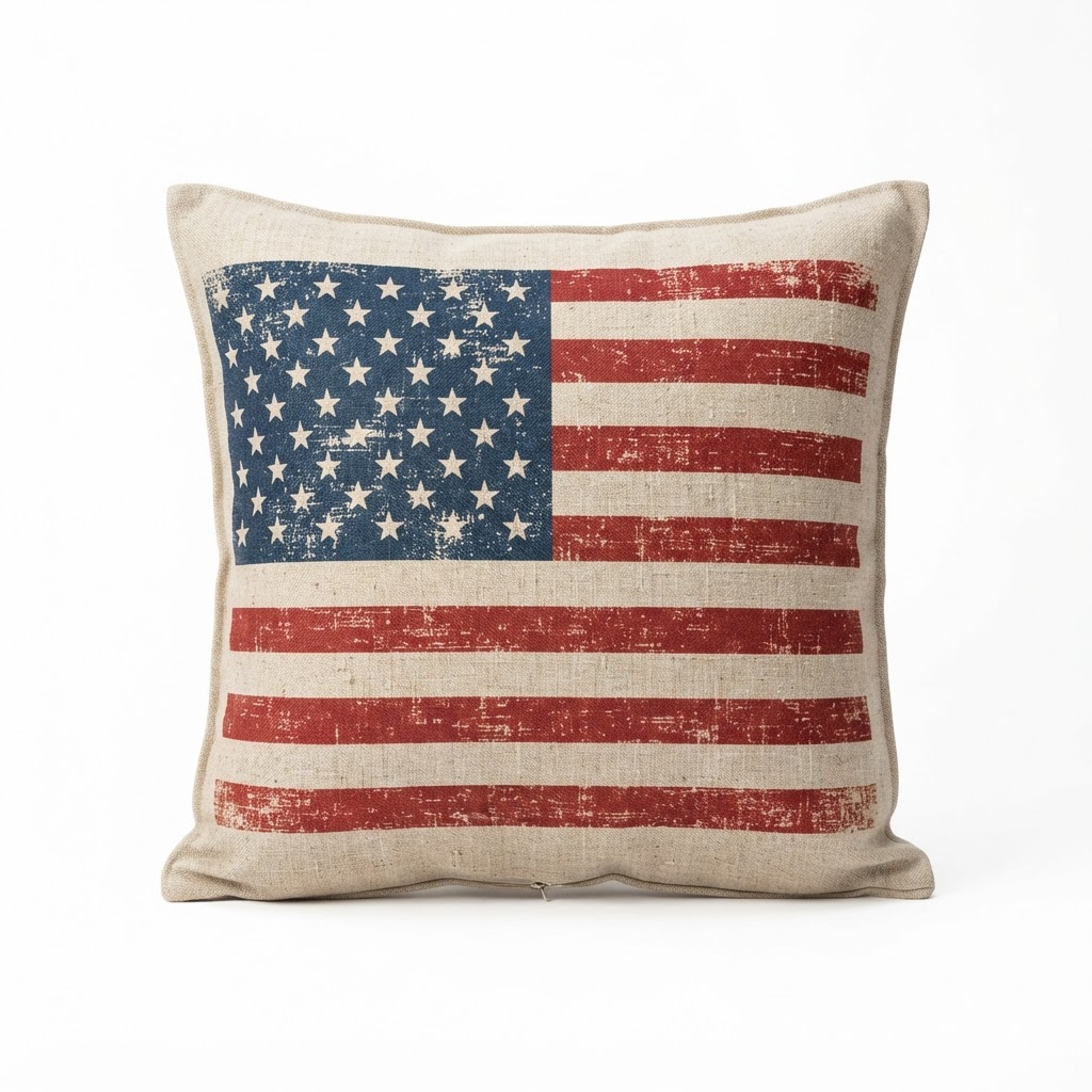 Linen Blend Throw Pillow