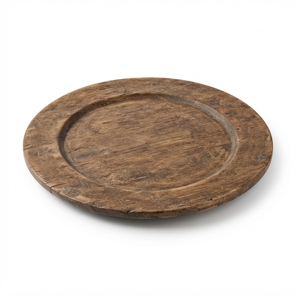 Distressed Wooden Charger Plates