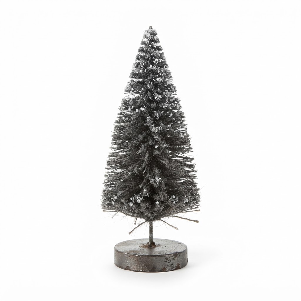 Miniature decorative bottle-brush trees