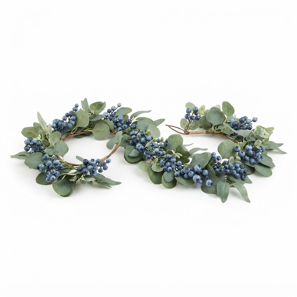 Eucalyptus and Blue Berry Garland
