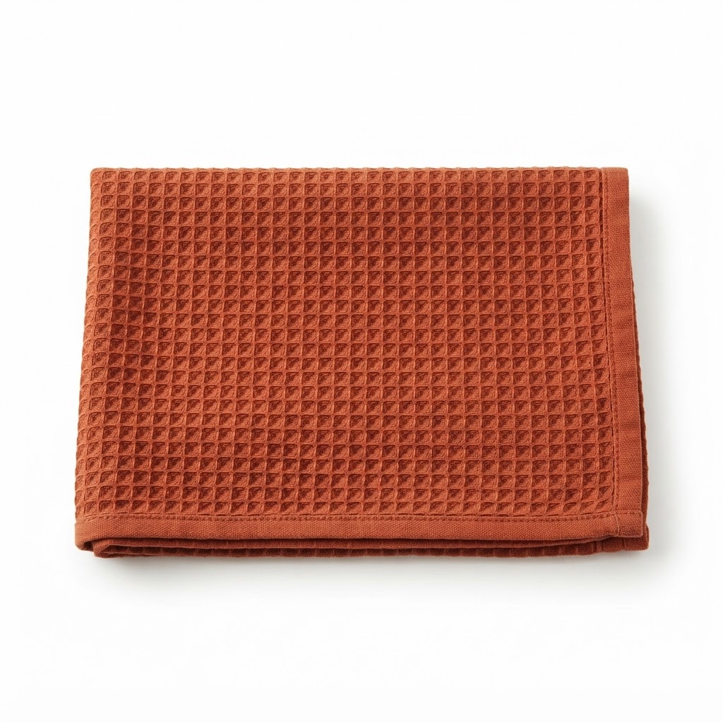 Waffle Weave Cotton Towel