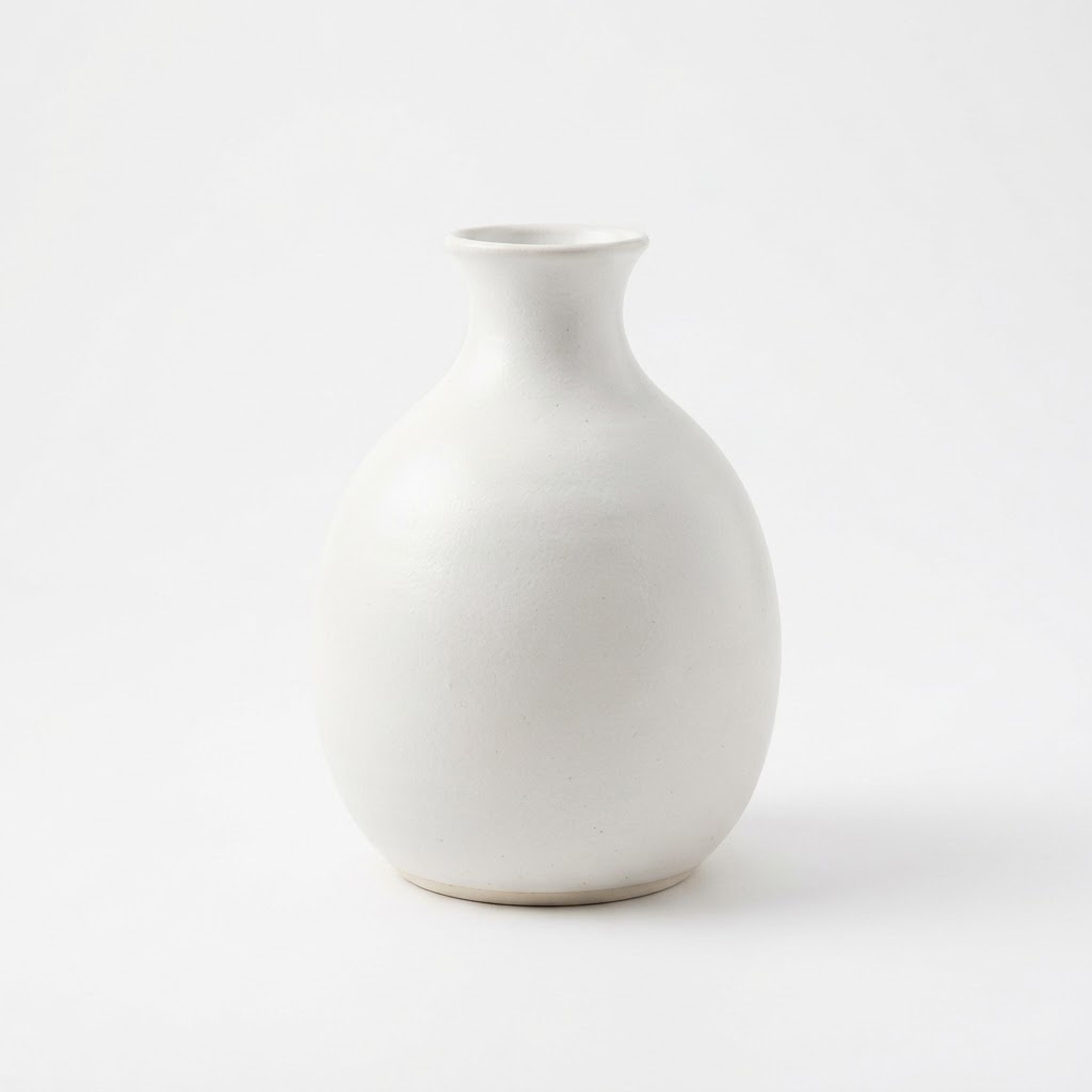 Ceramic White Vase