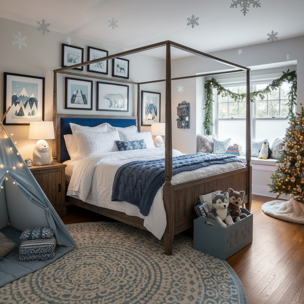Traditional Winter Child Bedroom (Boy)