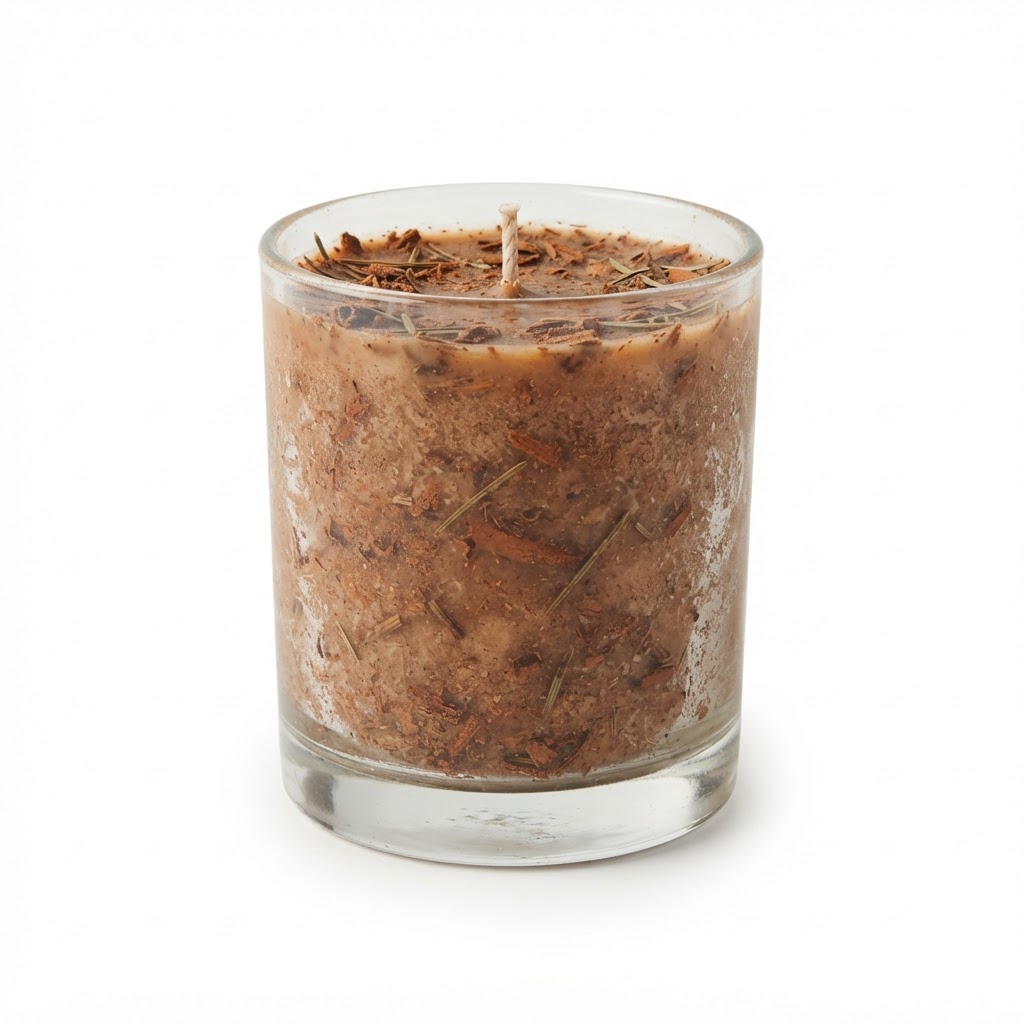 Scented Cinnamon Pine Candle