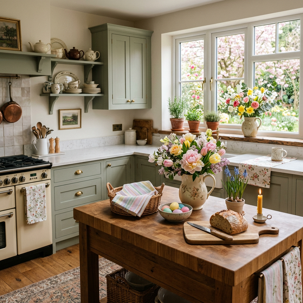 Cottagecore Spring Kitchen