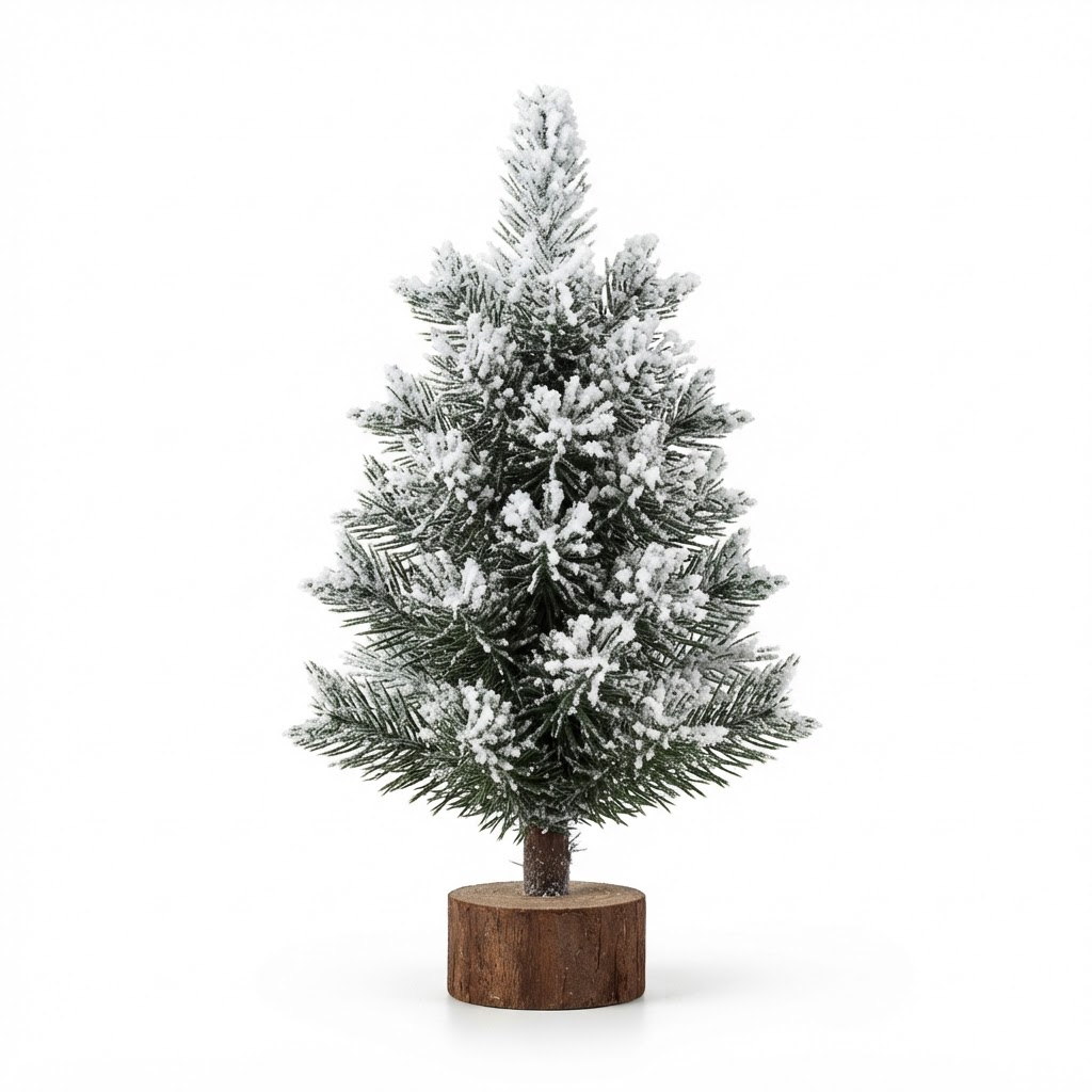 Frosted Mini Pine Trees