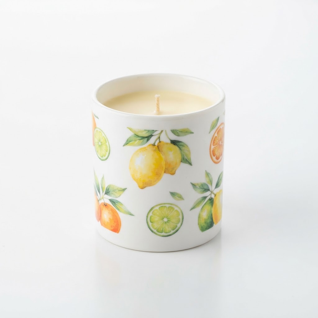 Summer Citrus Scented Candle