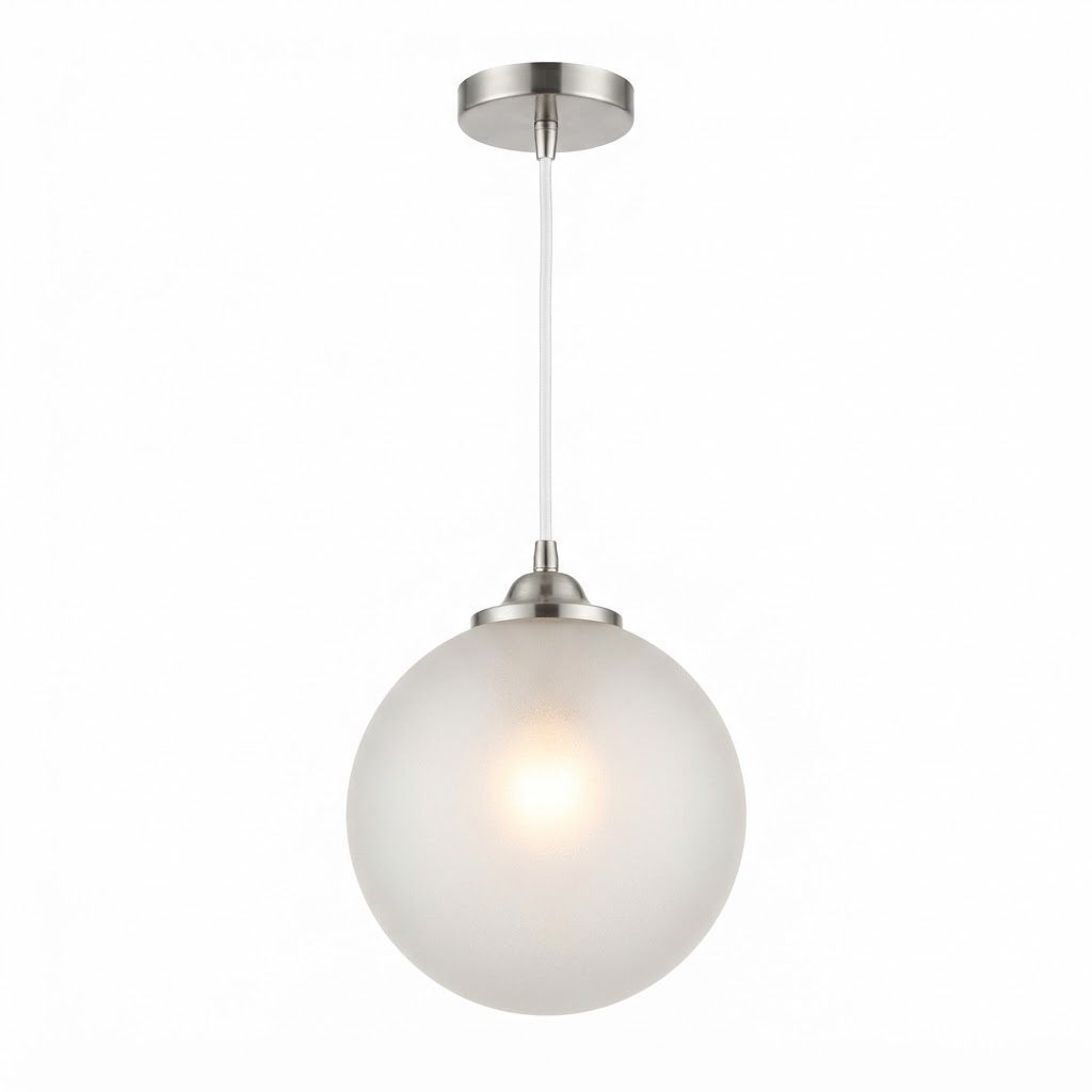 Frosted Glass Pendant Light