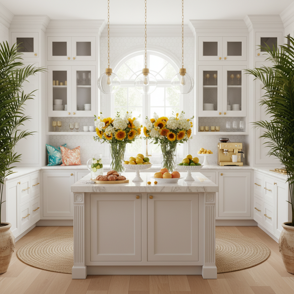 Glam Summer Kitchen