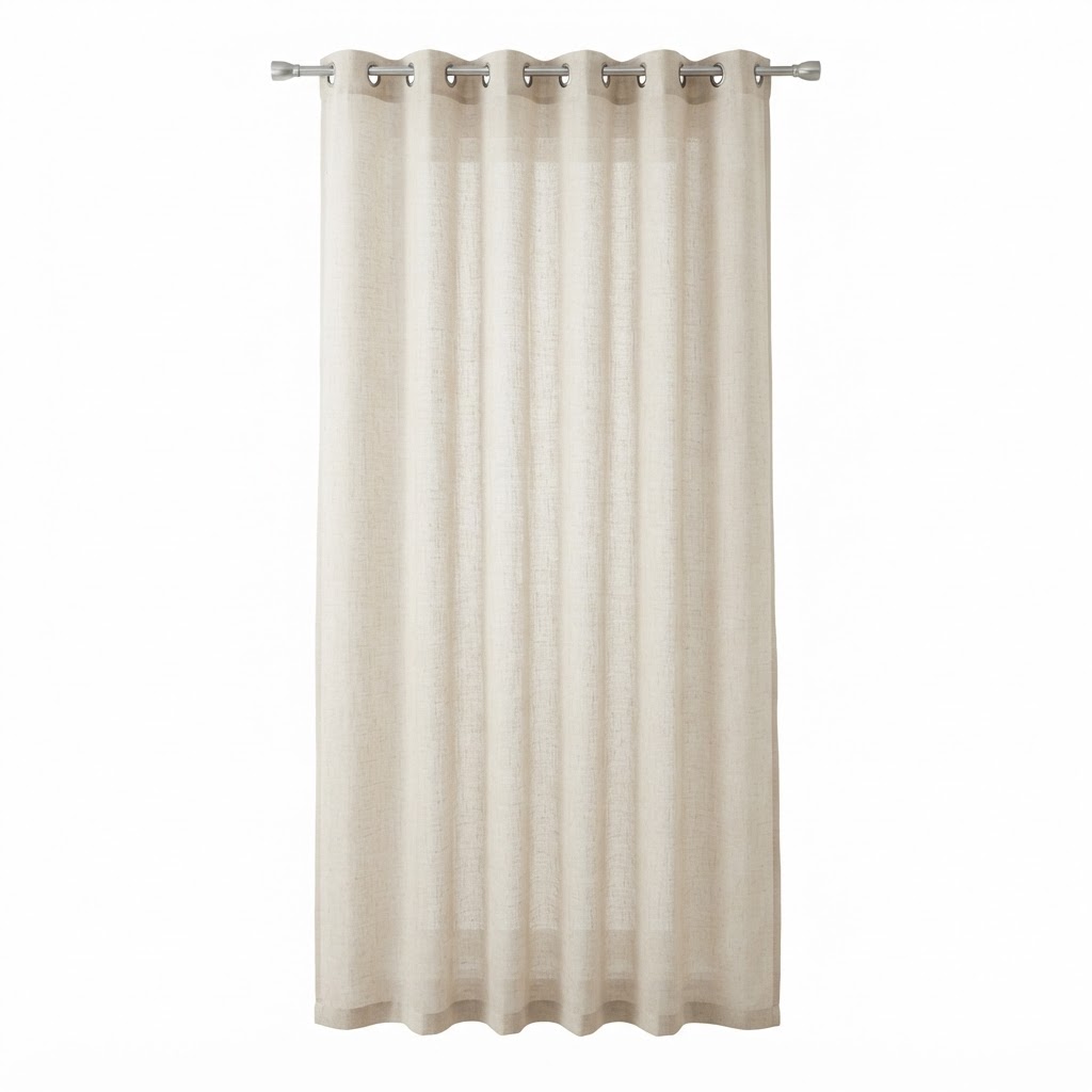 Linen Sheer Window Curtains