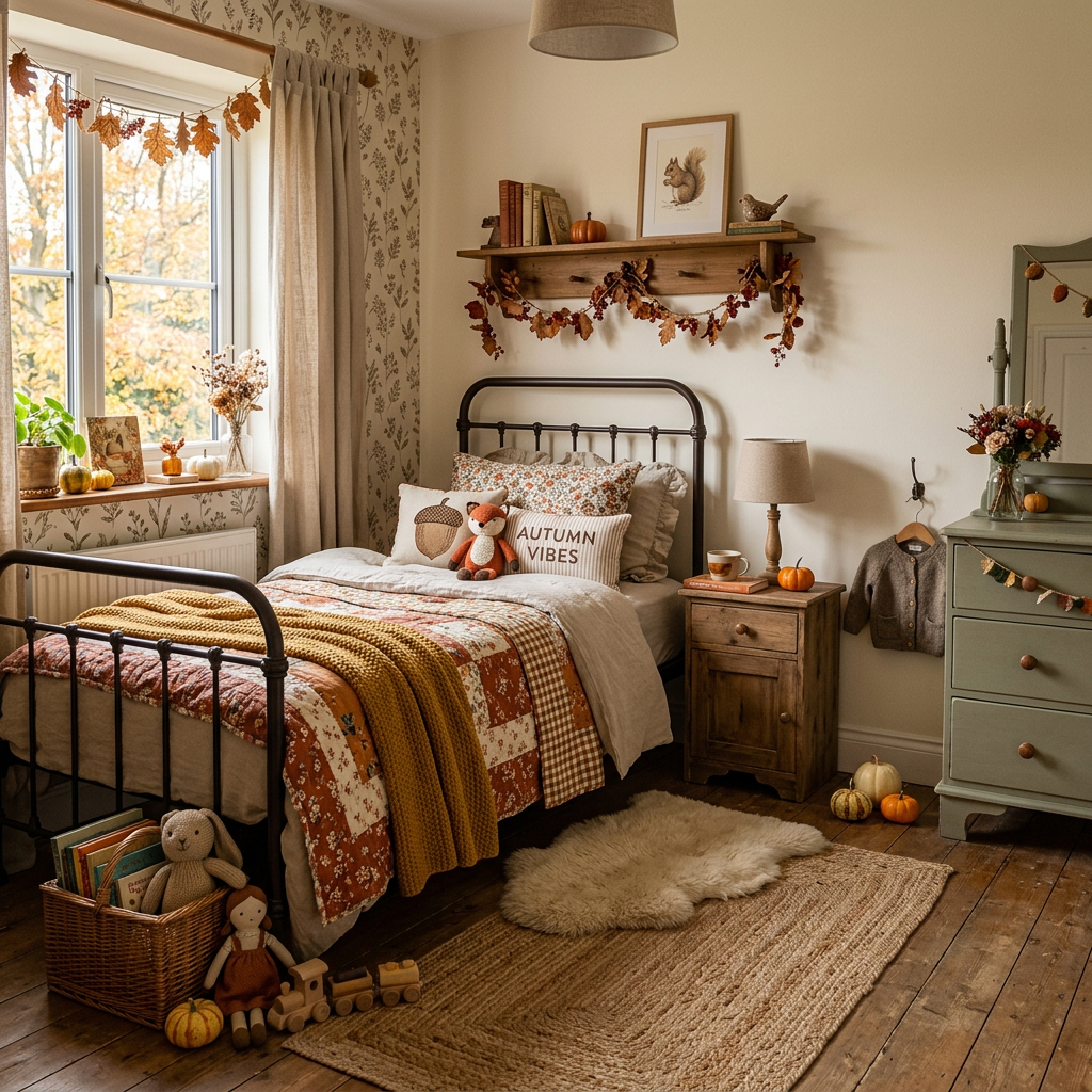 Cottagecore Fall Child Bedroom (Girl) — Room Recipe