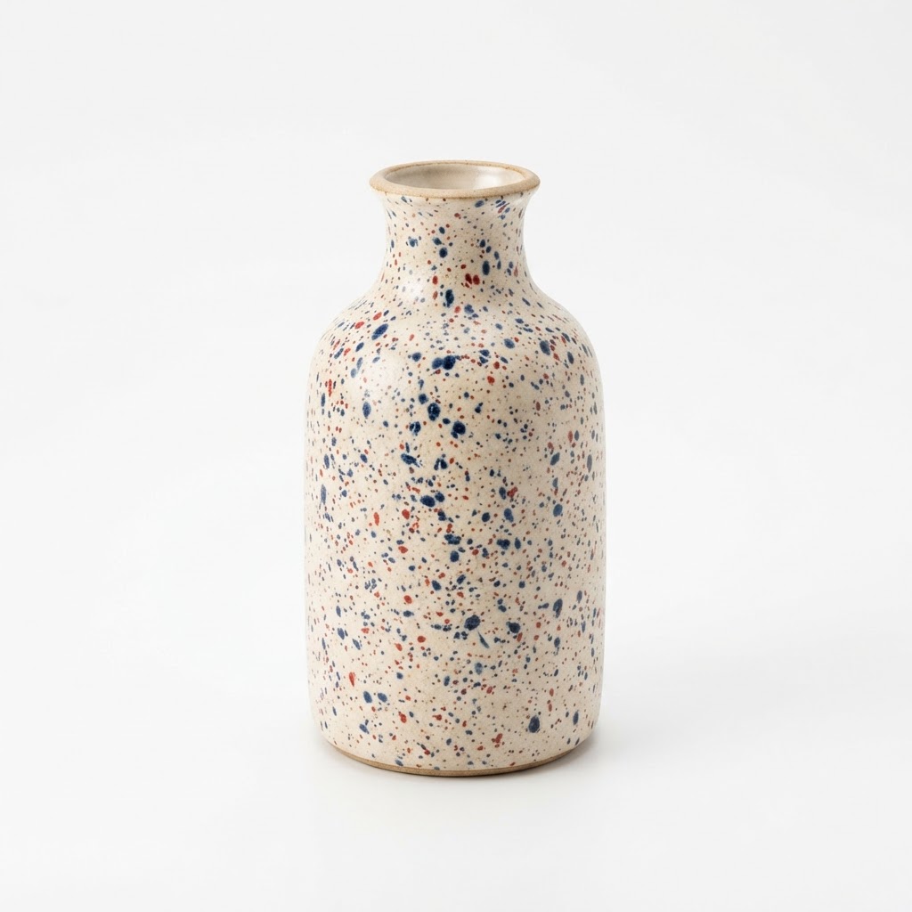 Ceramic Speckled Vase