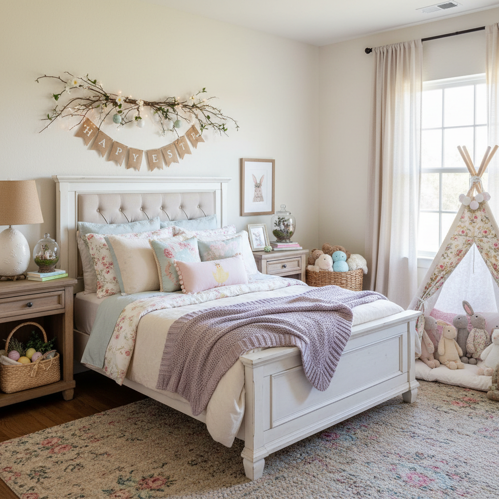 Rustic Easter Child Bedroom (Girl)