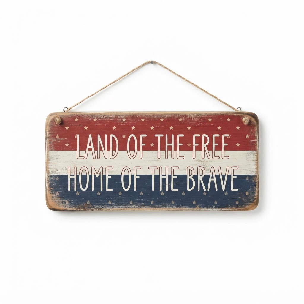 Wooden Sign