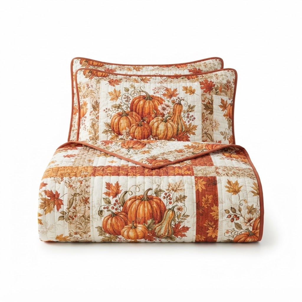 Pumpkin Patch Quilt Set