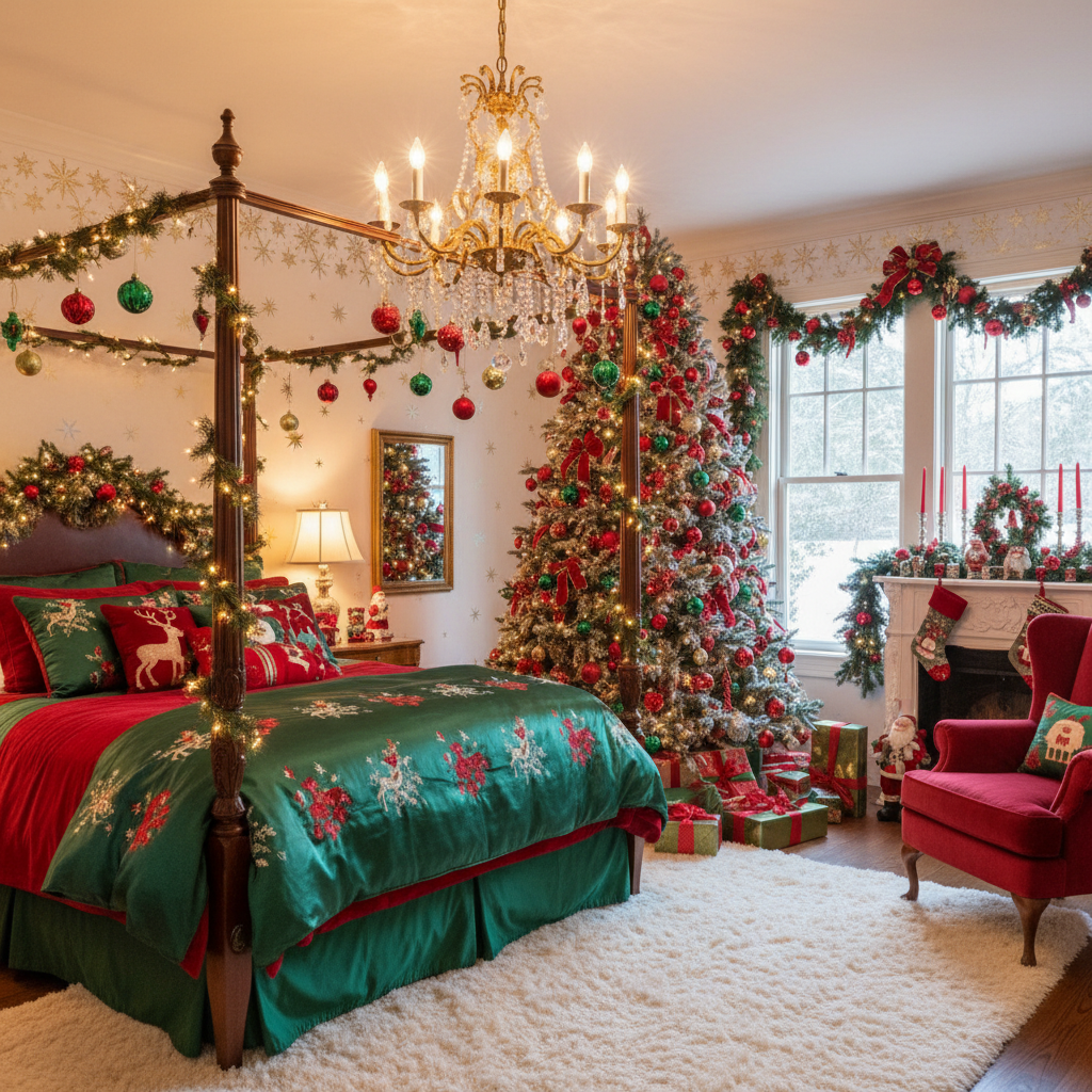 Glam Christmas Child Bedroom (Girl)