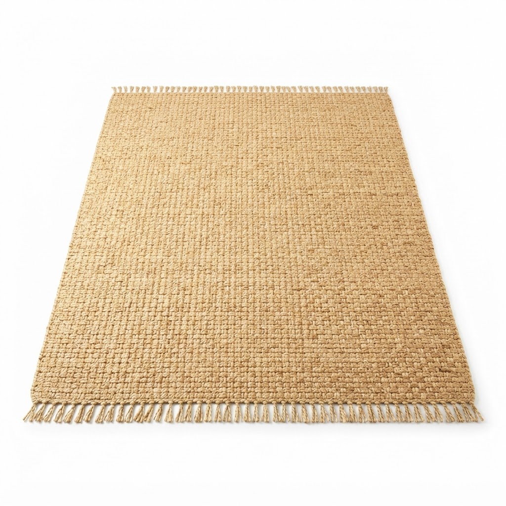 Spring Jute Woven Area Rug