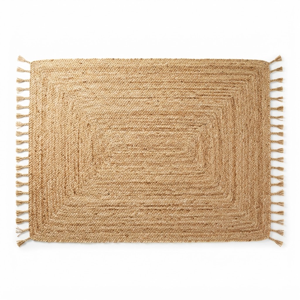 Transitional Jute Braided Area Rug