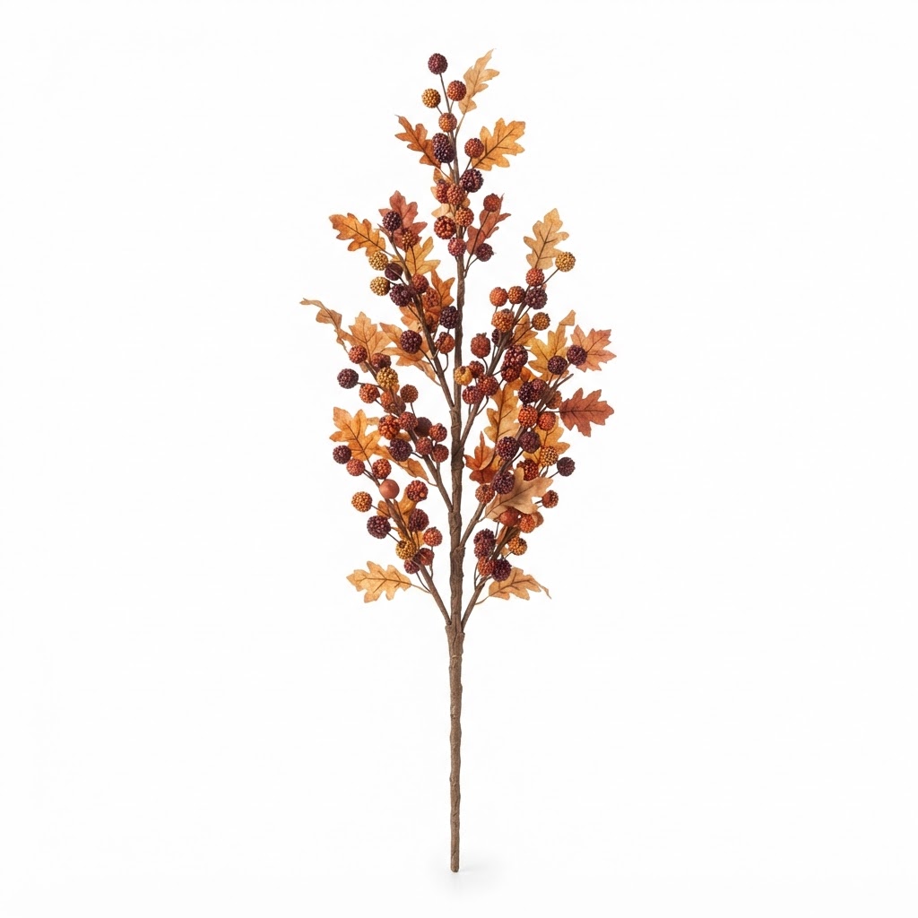 Fall harvest dried berry floral stems