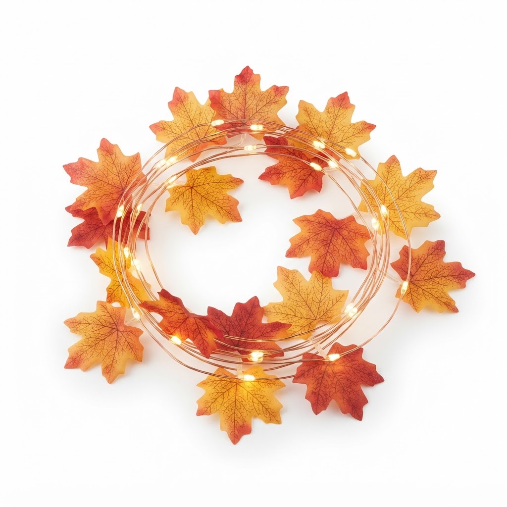 Maple Leaf String Lights