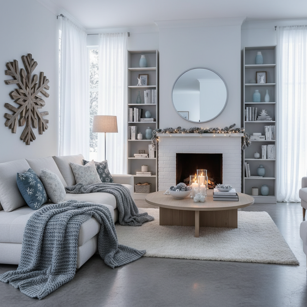Nordic Winter Living Room