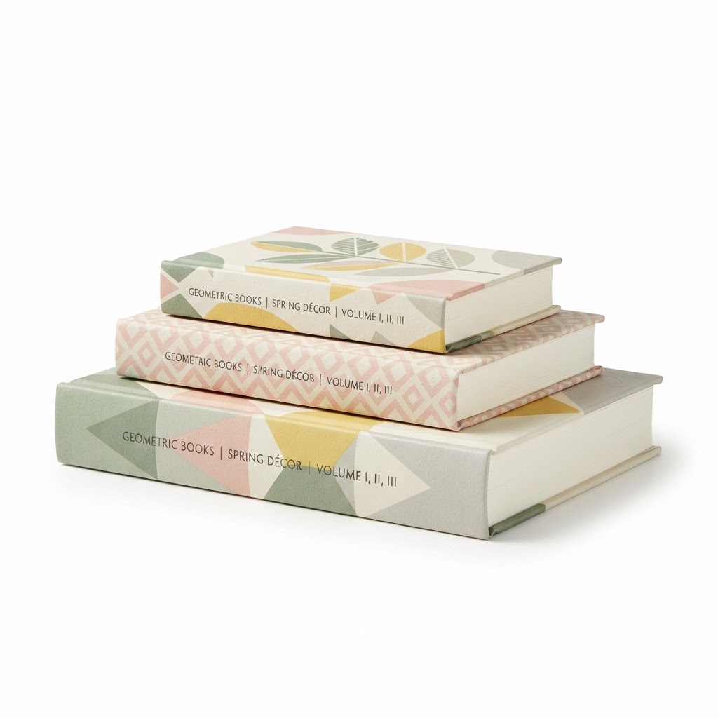 Geometric Decorative Books