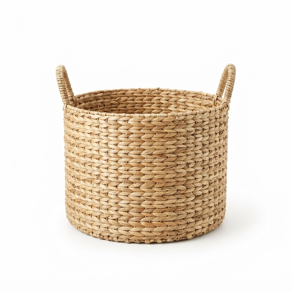 Natural Woven Seagrass Storage Basket