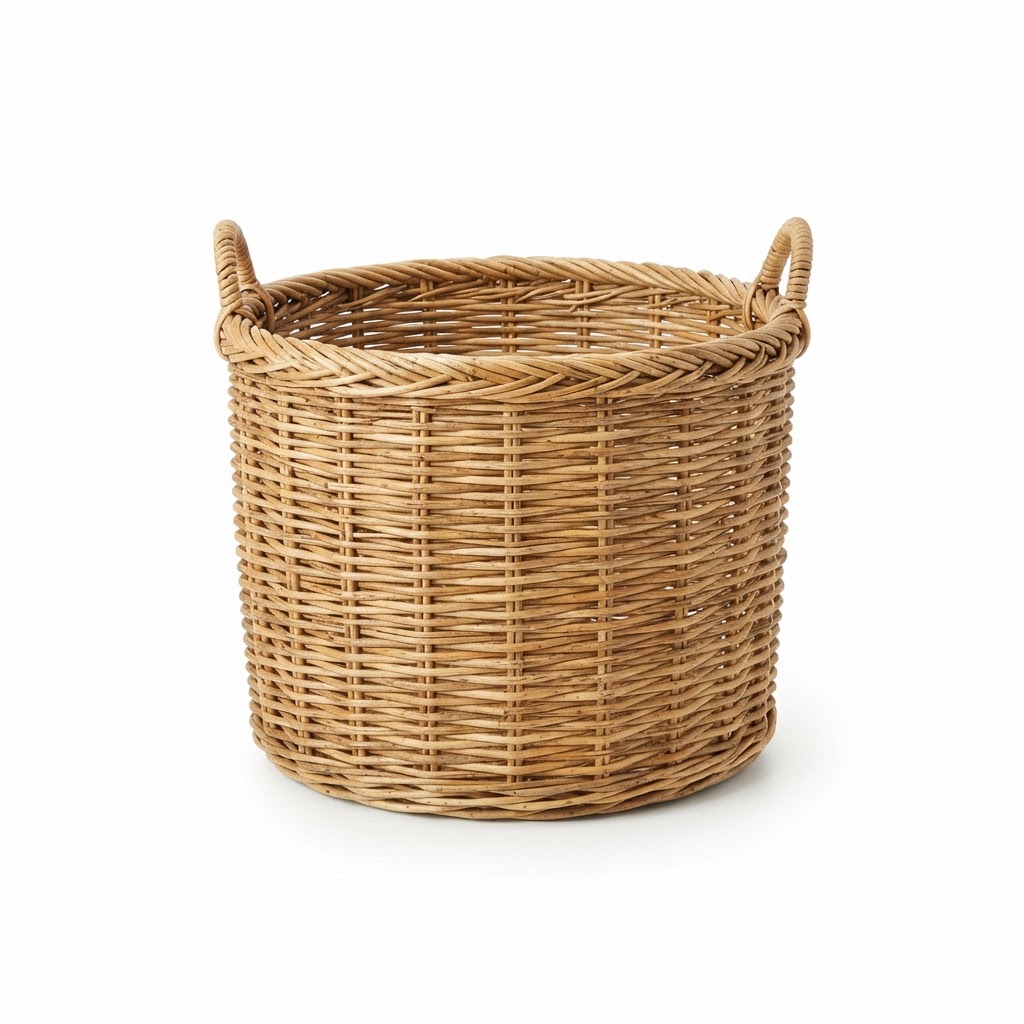 core Woven Rattan Storage Basket