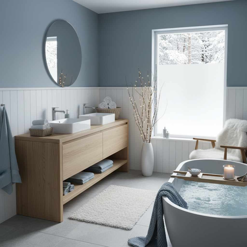 Nordic Winter Master Bathroom