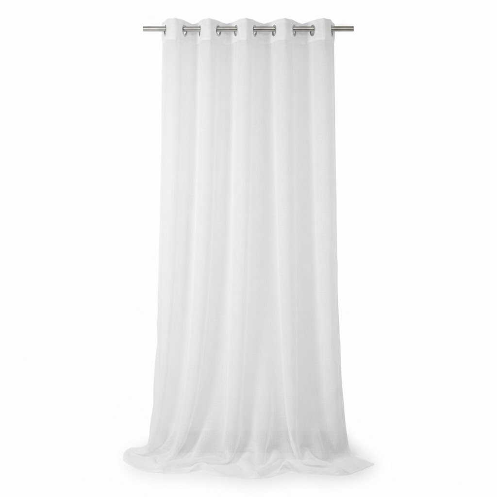 White Sheer Curtains
