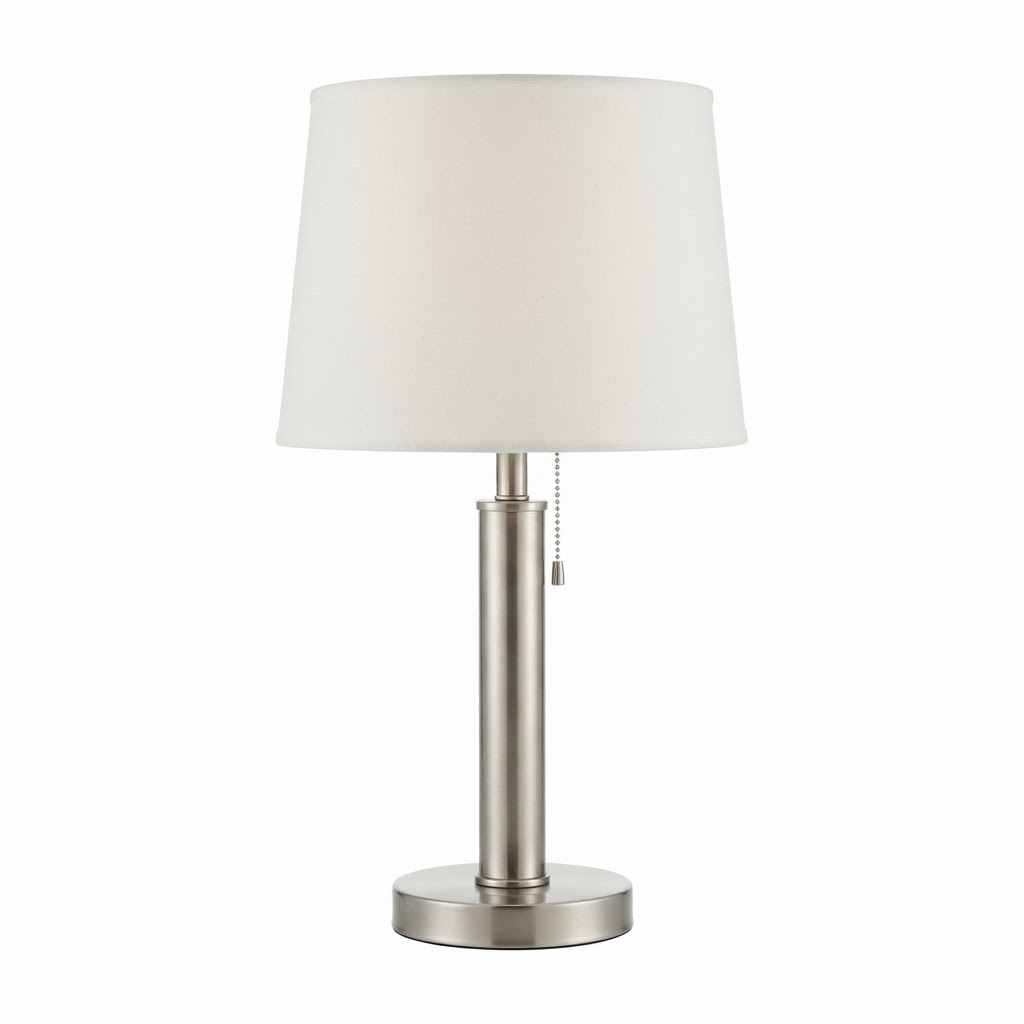 Brushed Nickel Table Lamp
