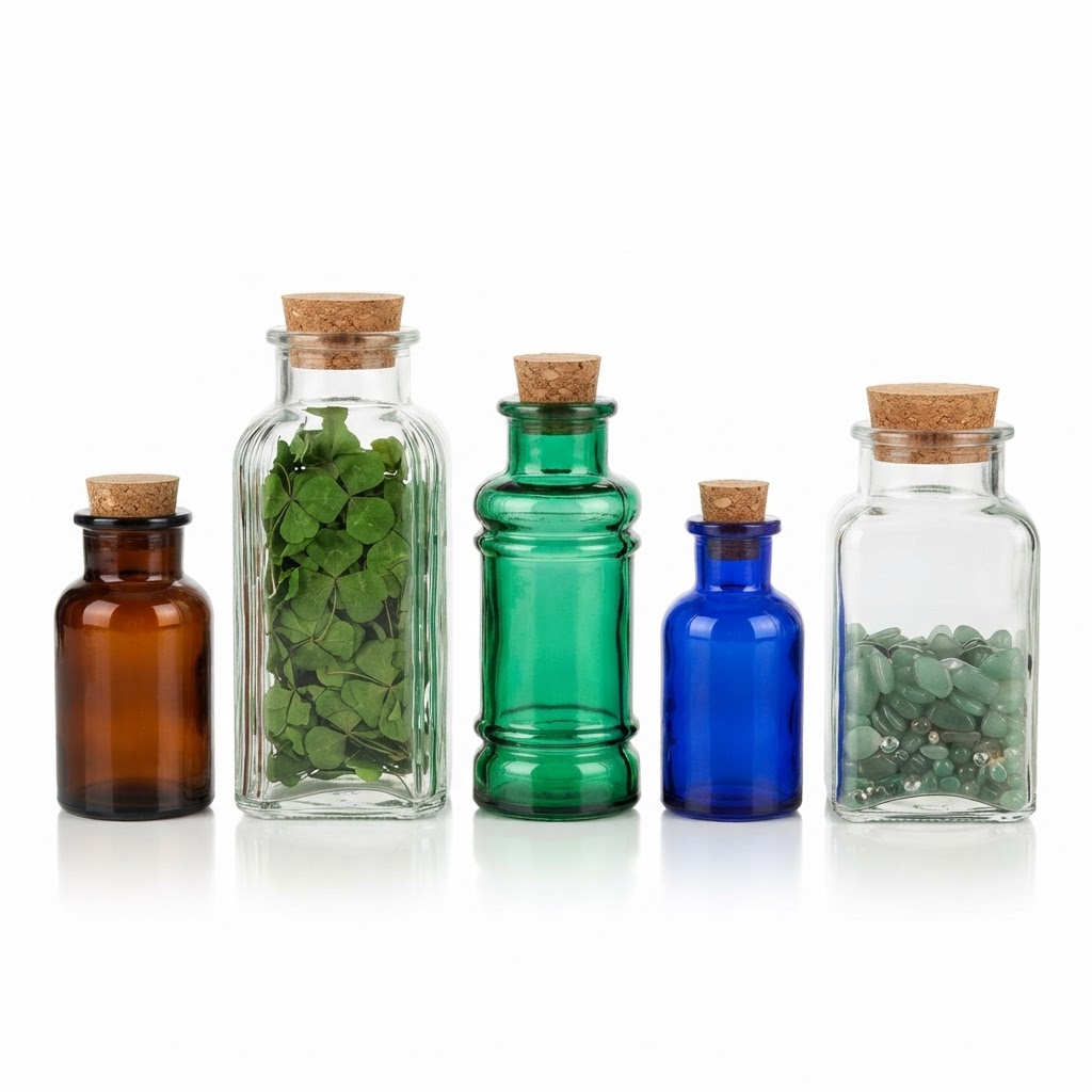 Glass Apothecary Bottles Collection