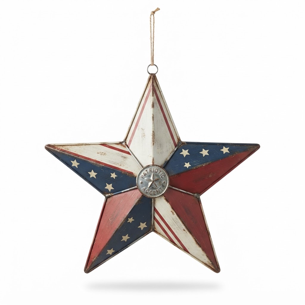 Metal Star Patriotic Accents