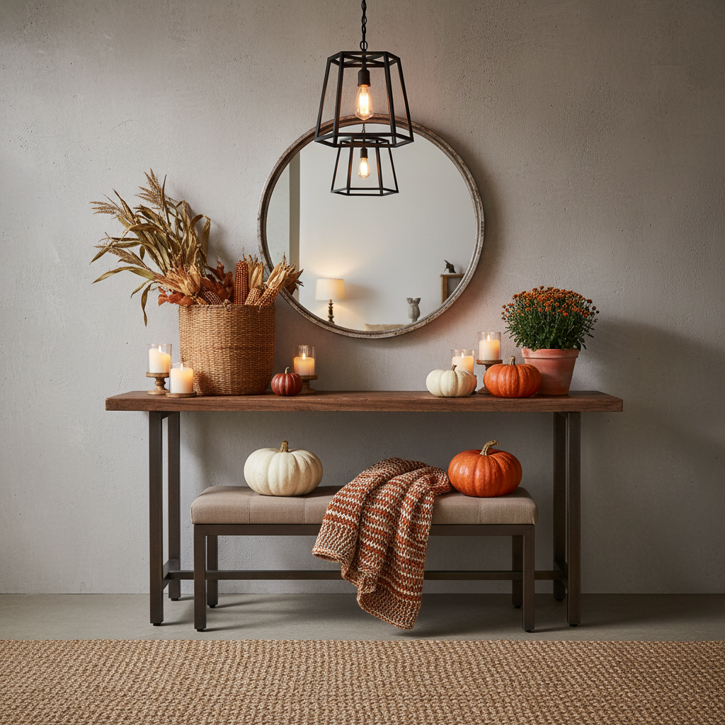 Industrial Fall Entryway