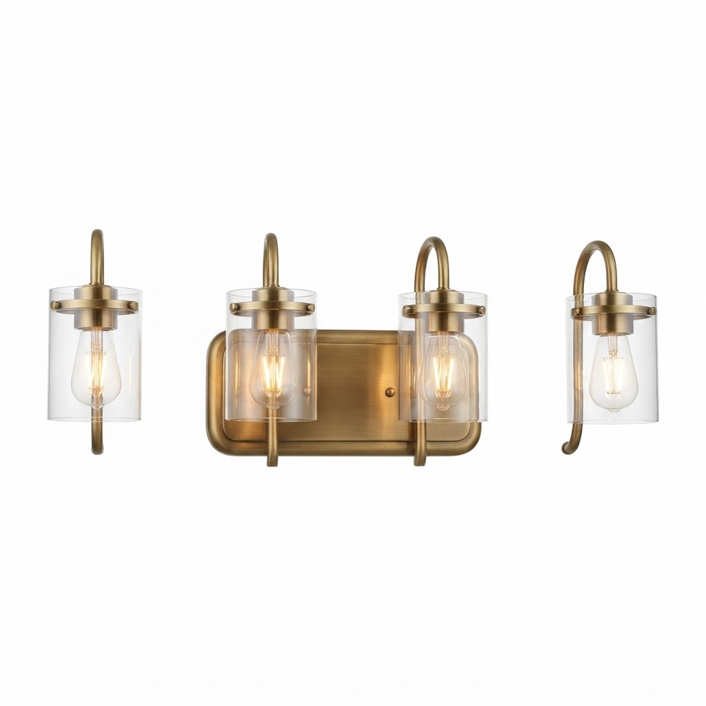 Brass Vanity Light Fixture