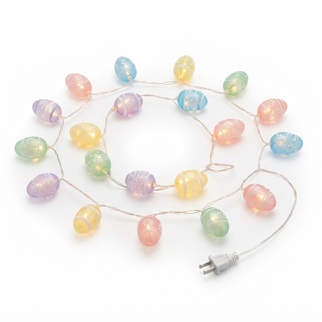 Easter Egg Garland String Lights
