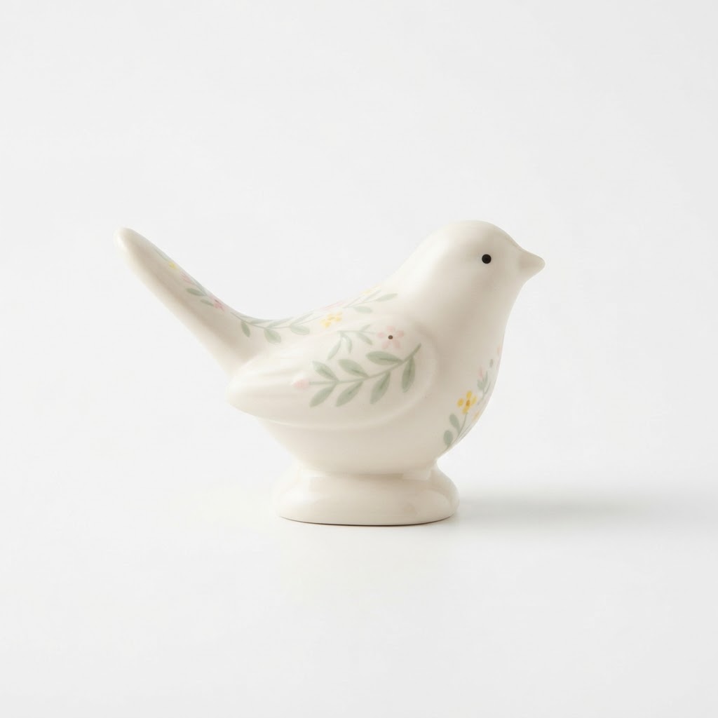 Ceramic Bird Figurine