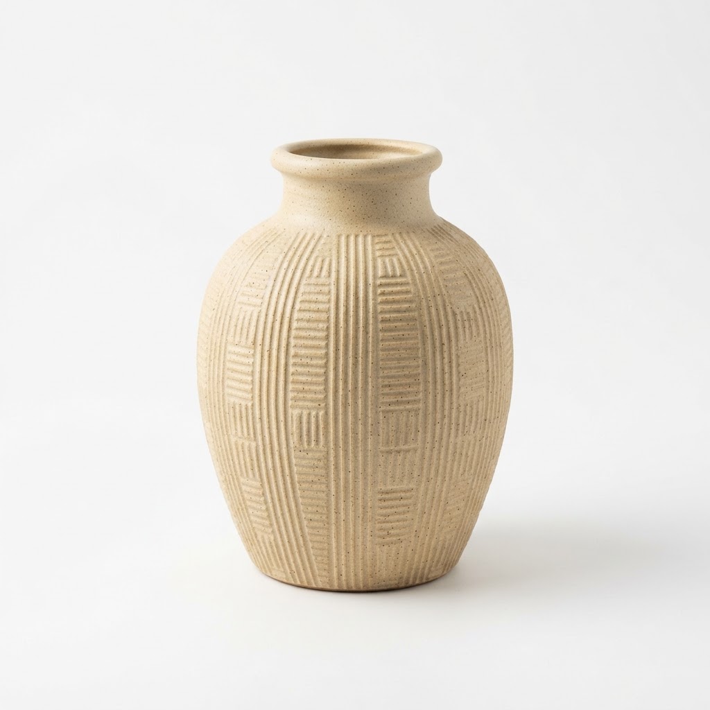 Ceramic Textured Vase