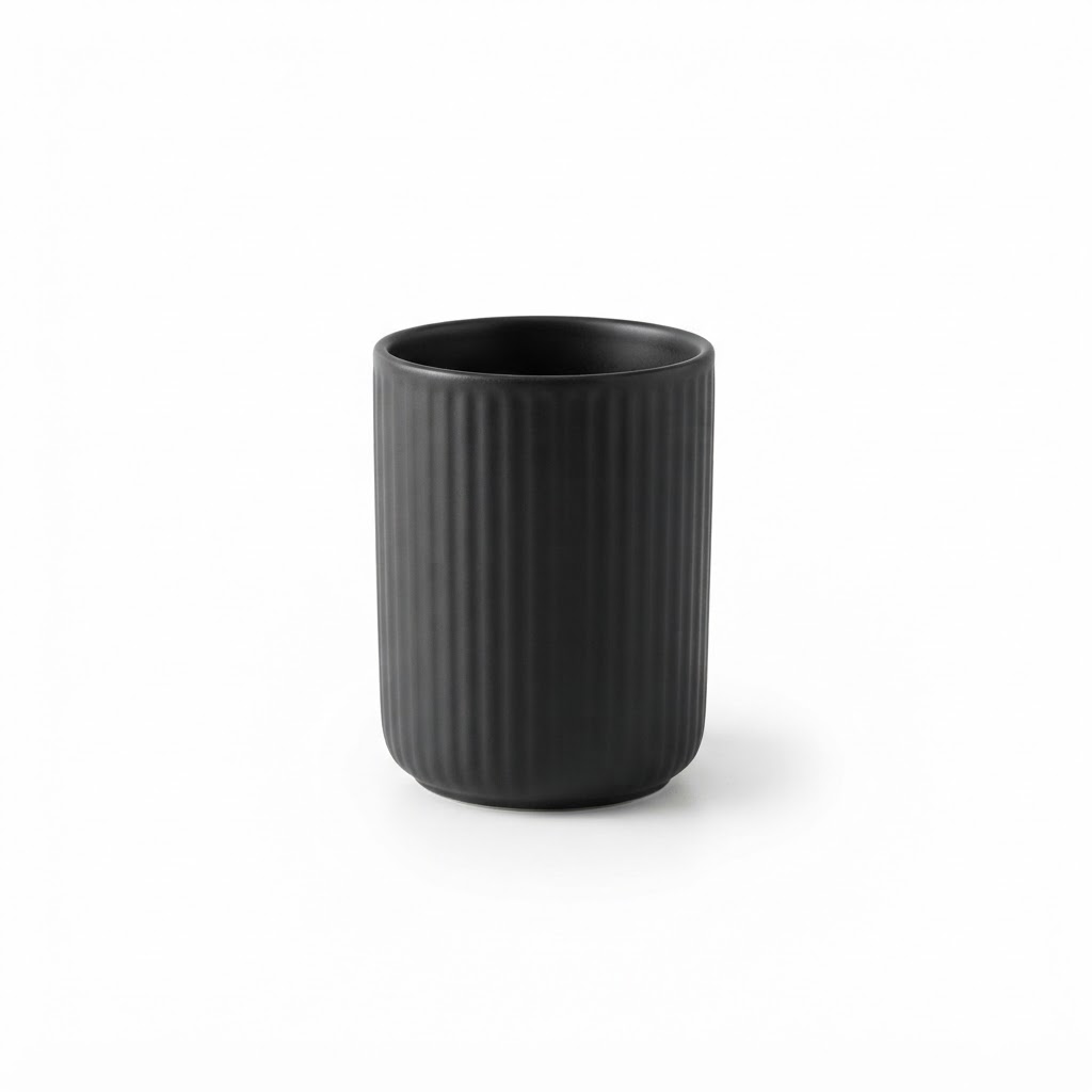 Matte Black Ceramic Bath Accessories