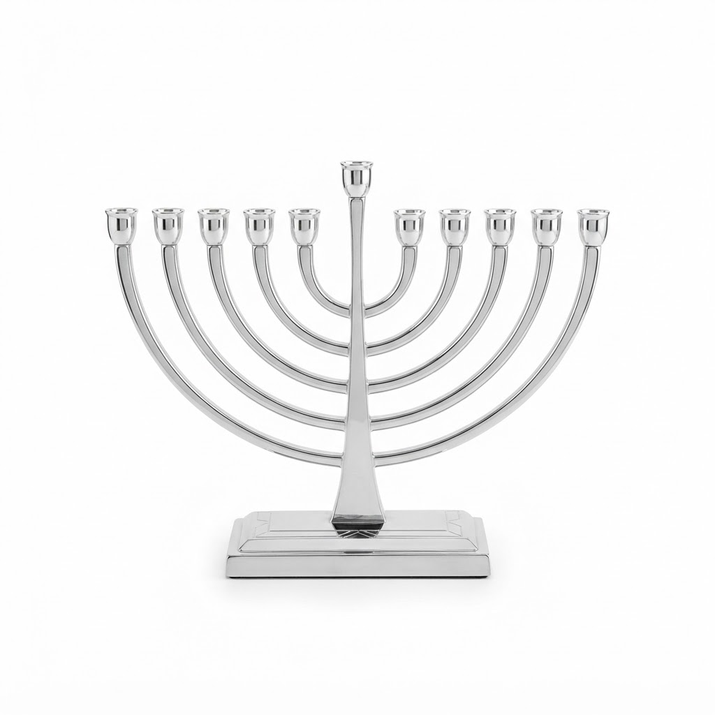 Silver Plated Menorah