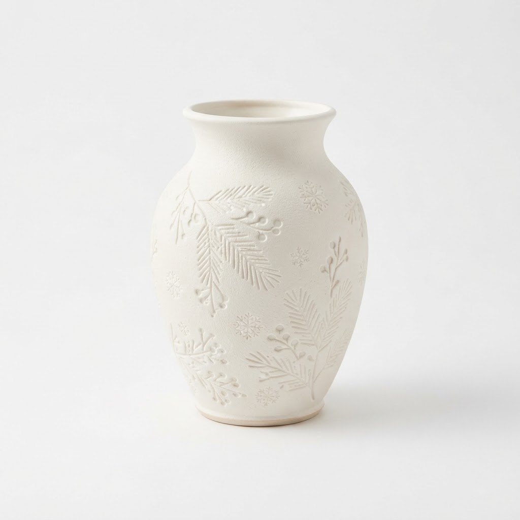 White Ceramic Vase
