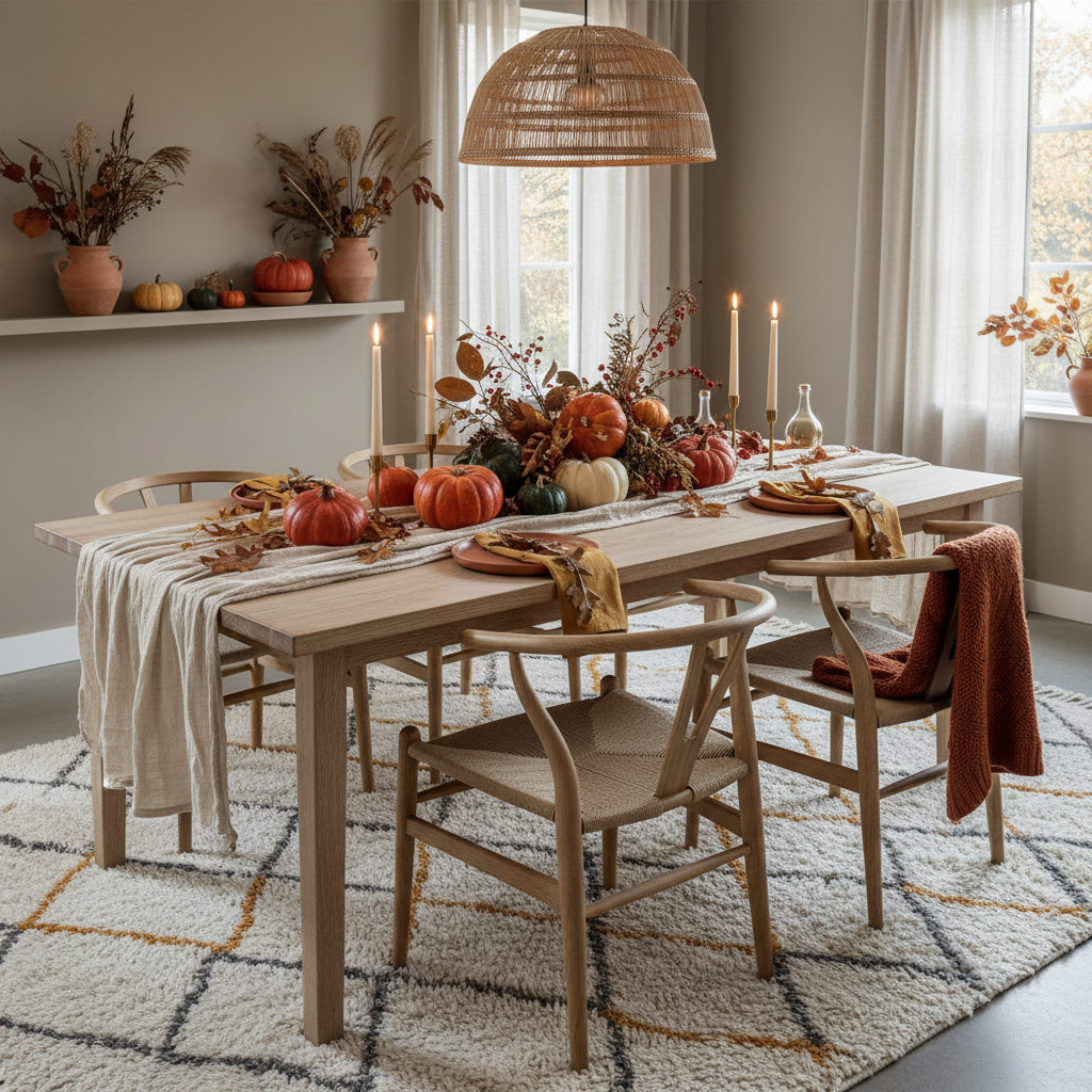 Nordic Thanksgiving Dining Room