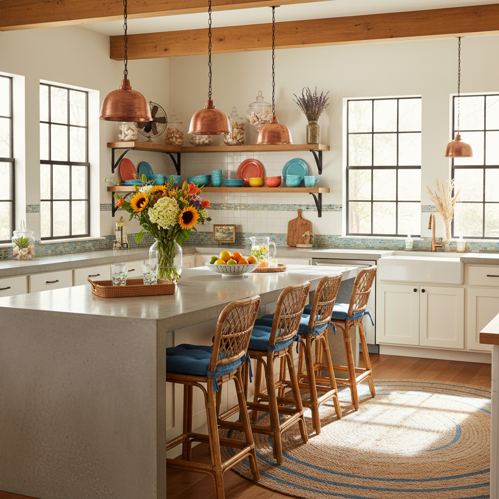 Industrial Summer Kitchen