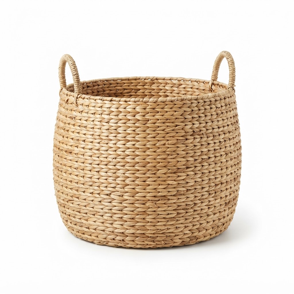 Transitional Woven Seagrass Storage Basket