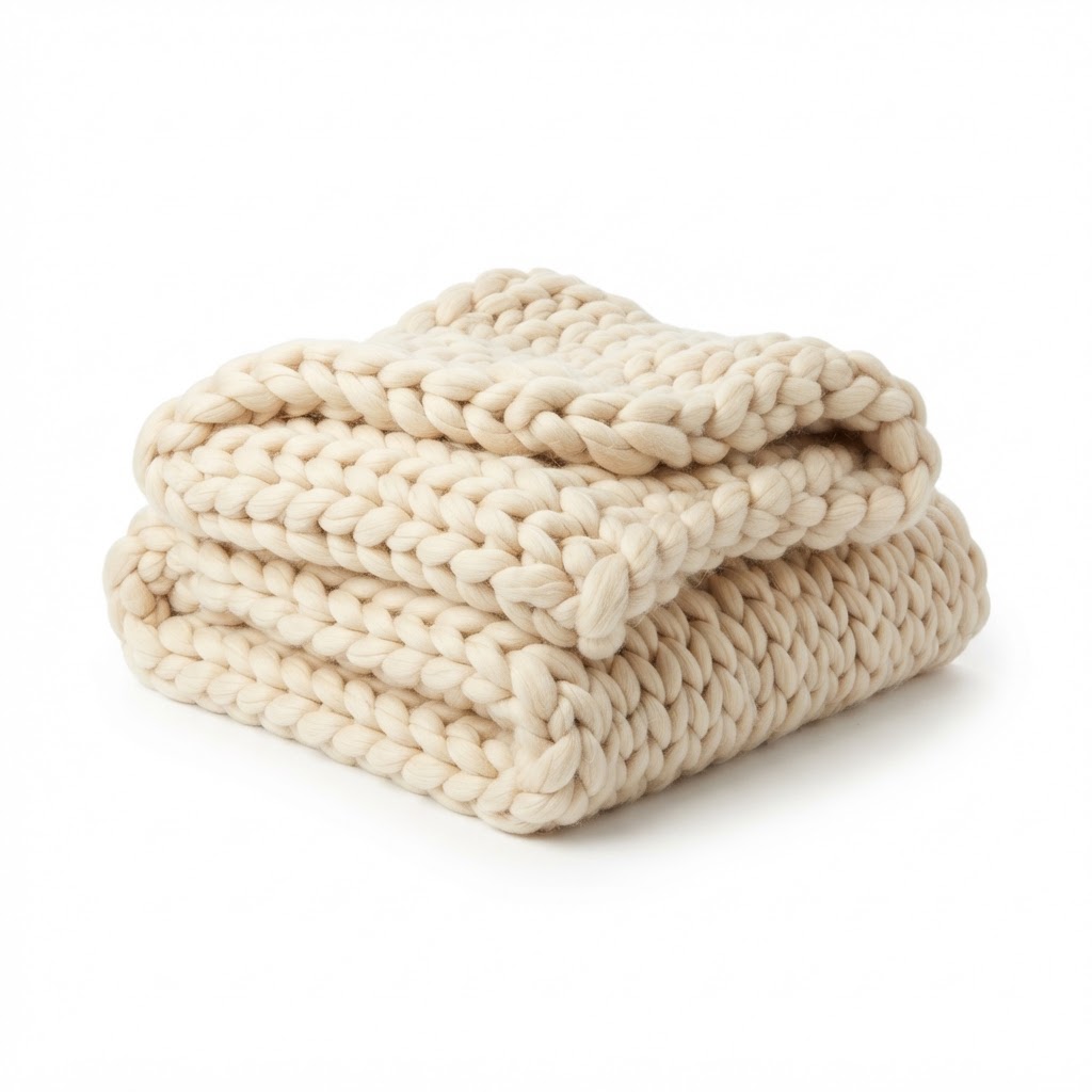 Chunky Knit Throw