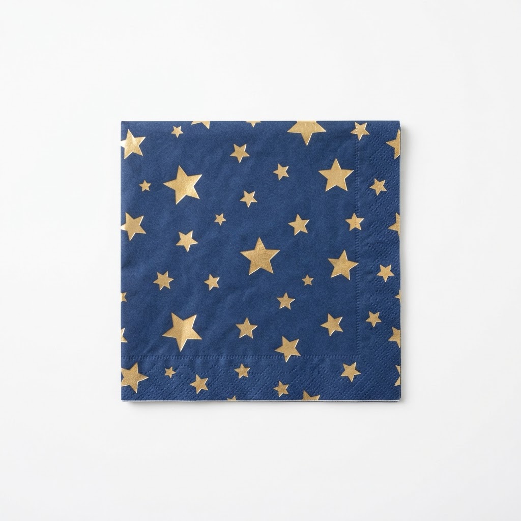 Star-Print Decorative Napkins