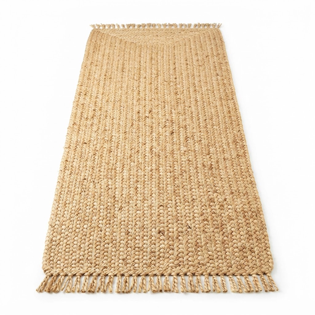 Woven Jute Kitchen Runner Rug
